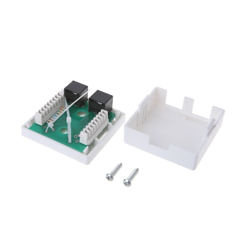 RJ45 распределительная коробка CAT6 сетевой разъем 2 Порты и разъёмы Настольный