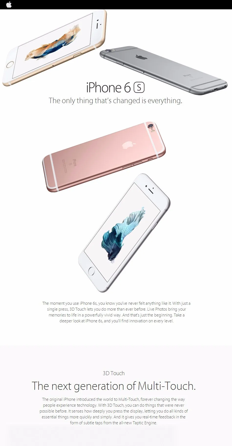 Apple iPhone 6s iOS Двухъядерный 2 Гб ОЗУ 16 Гб 64 Гб 128 Гб ПЗУ 4," камера МП 4G LTE мобильный телефон