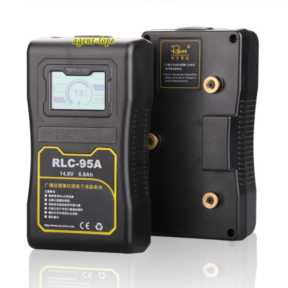 

LCD display 95Wh Li-ion Battery Anton Bauer Gold Mount for DSLR Camera Camcorder