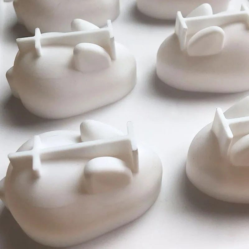 Силиконовая 3D форма для торта кролика шоколадный трюфель посуда для выпечки мусс десерт производитель выпечки Кондитерские украшения аксессуары