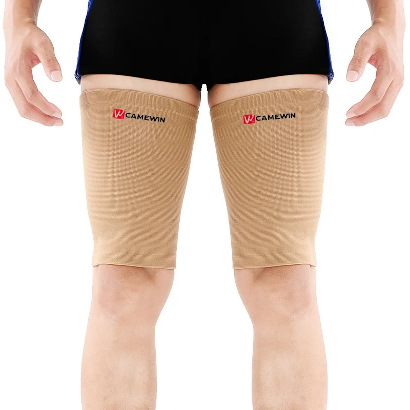 

1 Pair High Elasticity Thigh Guard Leg Support Pad CAMEWIN Brand Cycling Football Badminton Sports Breathable Leg Protect Warm