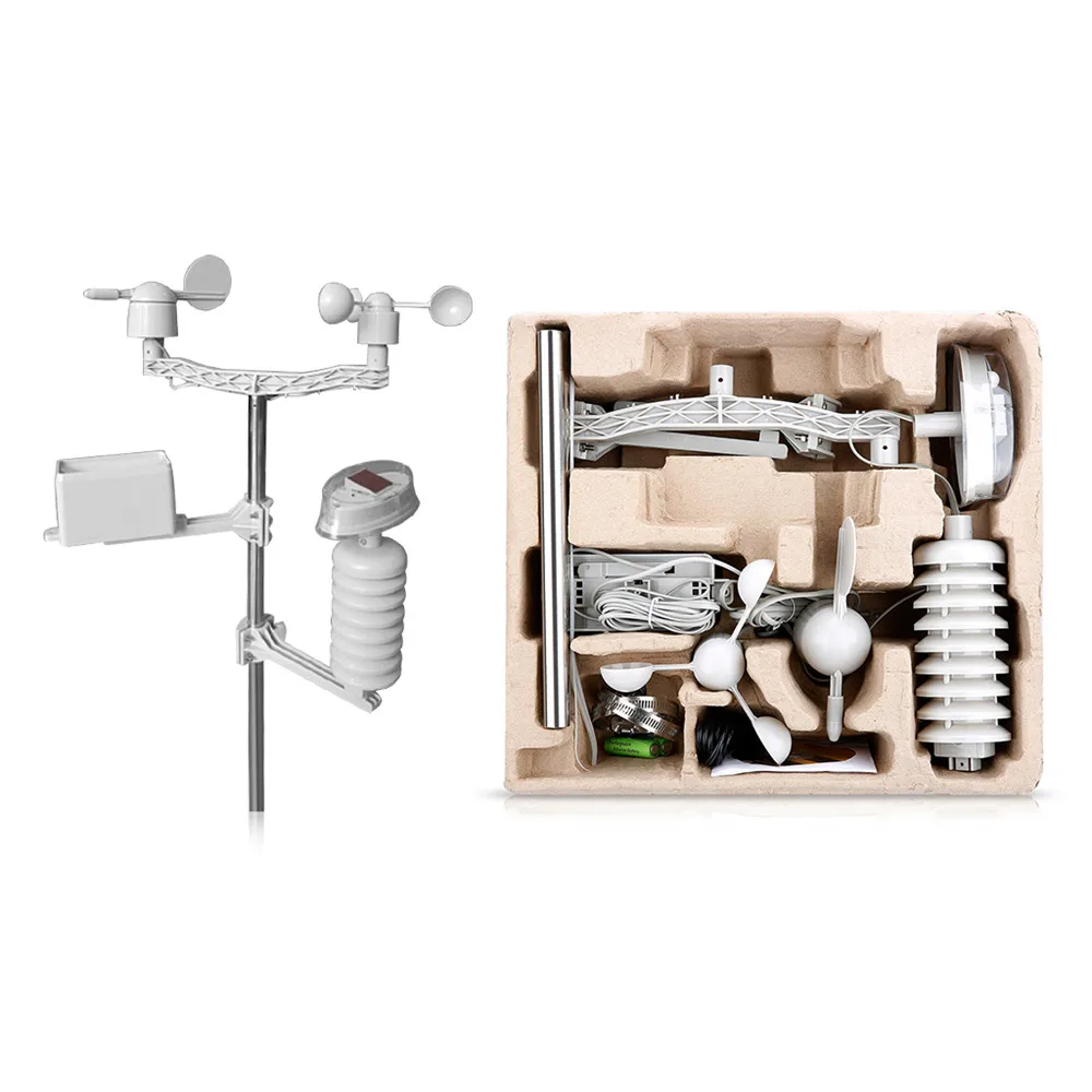 Excelvan Professional Wireless Weather Station with Internet upload plus UV and Light Index14