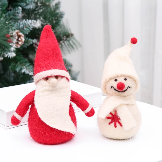 2018 new korean style wool felt christmas elderly snowman desktop christmas ornaments christmas gift decorations - Christmas Gift Decorations 2018 new korean style wool felt christmas elderly snowman desktop christmas ornaments christmas gift decorations - Christmas Gift Decorations