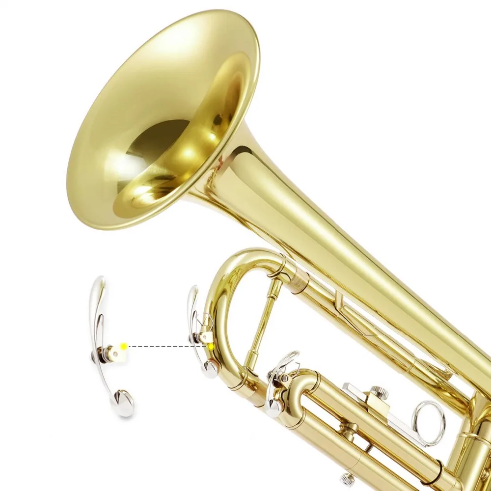 Профессиональная труба импорт латунная Золотая труба цифровая Механическая сварочная труба музыка принимает латунные Музыкальные инструменты