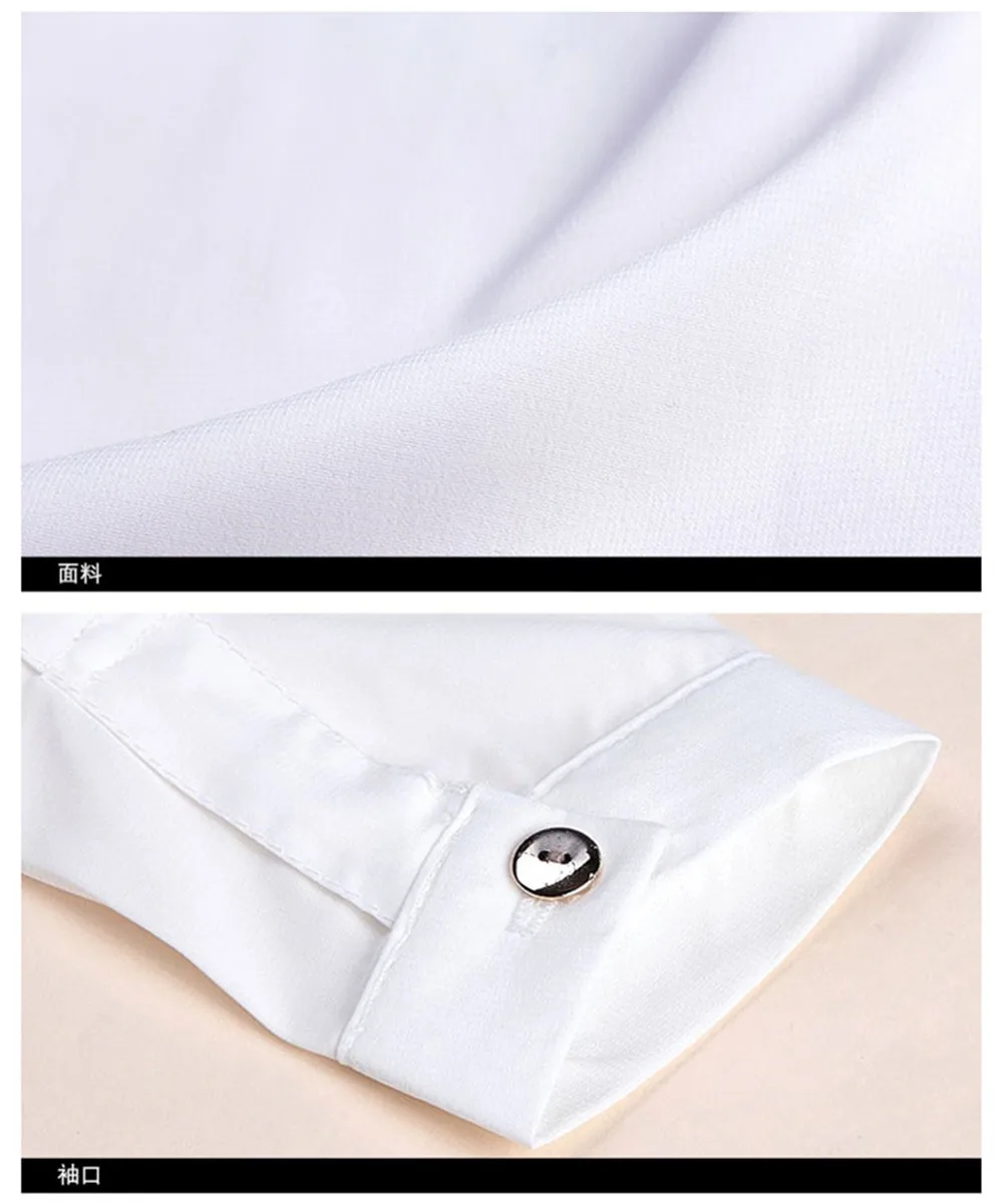 Mainland Women Blouses Fashion Summer Style Long Sleeve Sequin Chiffon Ladies Office Shirt White Blue Tops Formal Working Shirt (13)