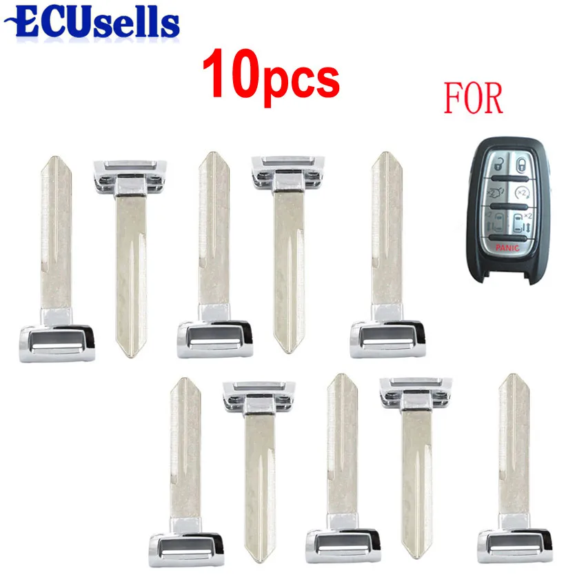 

10PCS/LOT,New Replacement Insert Key Small Emergency Key Smart Remote Key Blade for Chrysler Pacifica 2017 Proximity