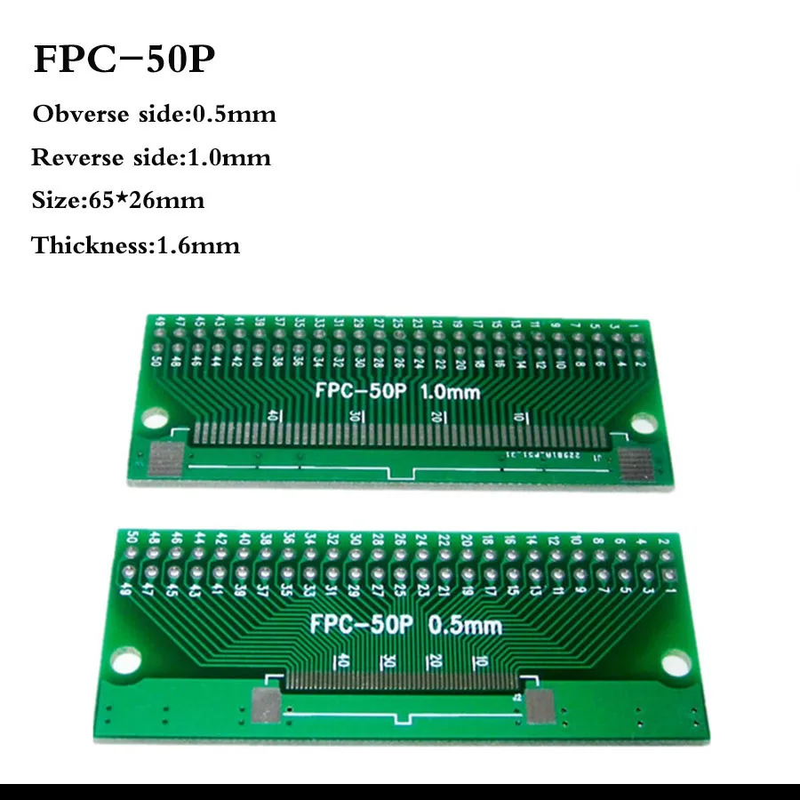 1 шт. двухсторонний разъем 0 5 мм FFC FPC 6 8 10 12 20 30 40 50 60 Pin до 2 54 FPC/FFC SMT|Соединители| |