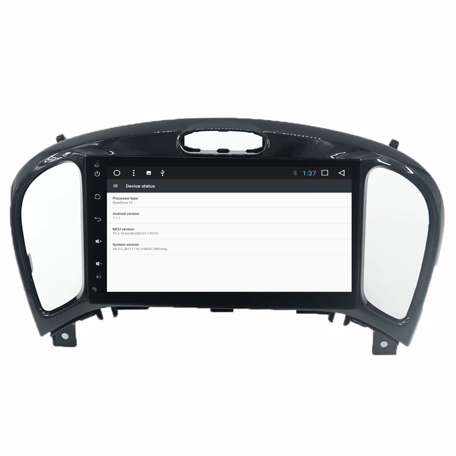 Perfect Asvegen Car DVD Multimedia Player For Nissan Juke 2004-2012 8 inch Android 7.1 2 Din Quad Core Wifi GPS Navigation Stereo Audio 5