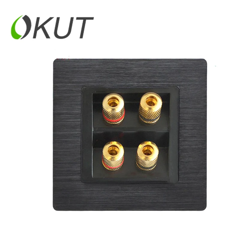 ﻿Buy A8 036 four hole audio amplifier and audio wall socket speaker