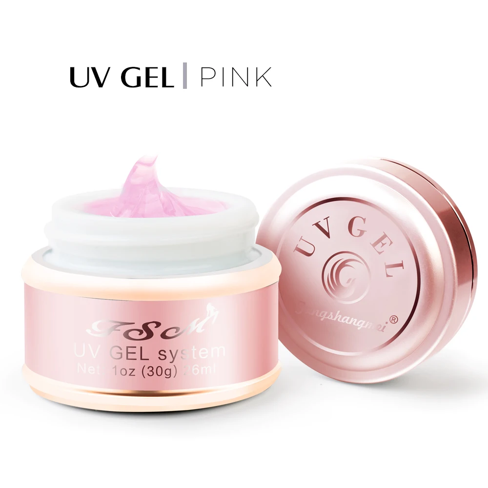 

fengshangmei UV Gel for Nail Extensions Sculpturing Gel Nail Polish Builder Varnish Construtor Manicure Hard UV Gel Clear 30g
