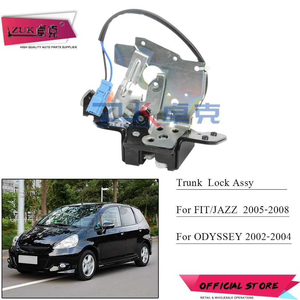 

ZUK Tailgate Lock For HONDA FTI JAZZ HYBIRD 2005 2006 2007 2008 Trunk Lid Rear Back Door Latch Actuator For Stream Odyssey RA6