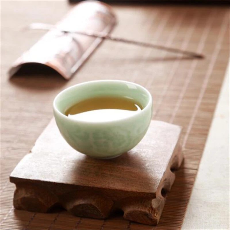 

Wooden Tea Cup Mat Round/Square Kitchen Accessories Placemat Cup Holder Dish Pot Pads Heat Insulation Placemat Cup Coaster