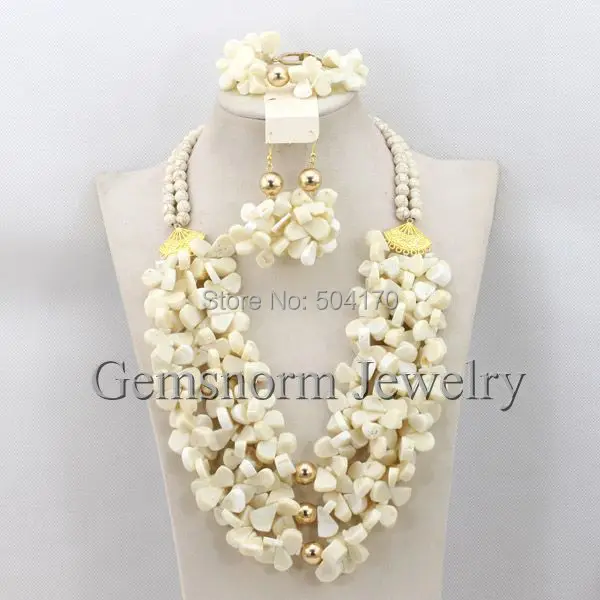 2017 Fantastic Nigerian African C Beads Wedding Jewelry Set 2017 Fantastic Nigerian African C Beads Wedding Jewelry Set Indian Bridal Gift New Free