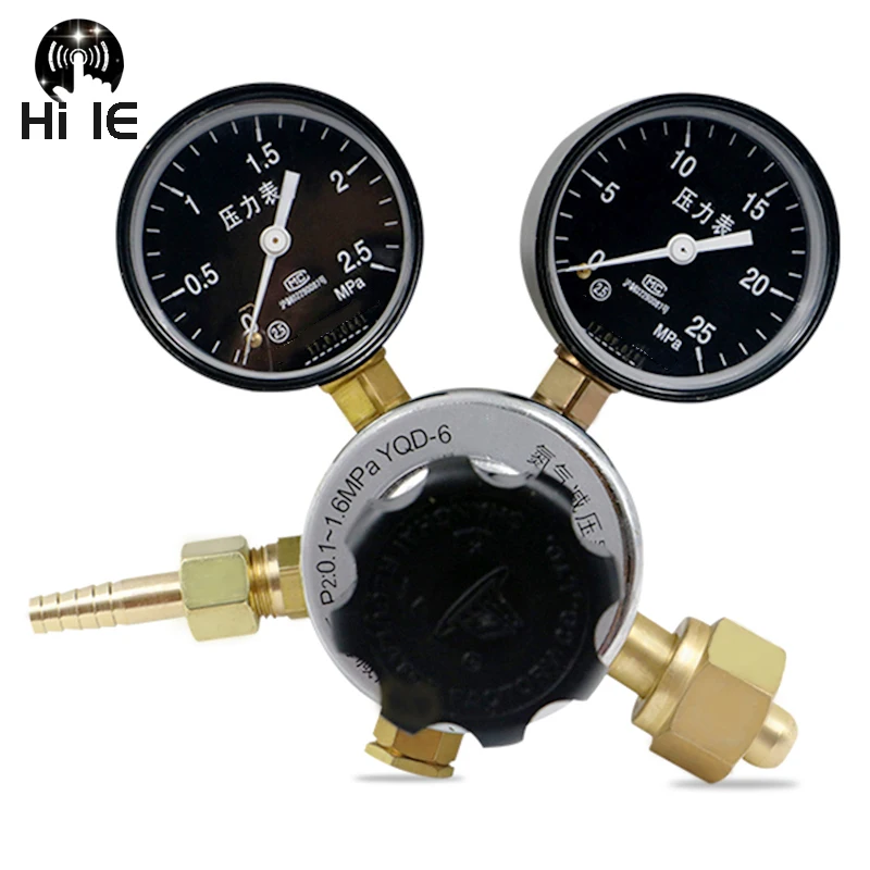 

Nitrogen Mig Flow Meter Gas Regulator Flowmeter Welding Weld Gauge Regulator Nitrogen Pressure Reducer