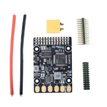 

1pcs F4 FPV Fixed-wing Flying wing FC 10DOF INAV Flight Control Built-in OSD BEC w/ Gyro For RC Airplane PK Matek F405-wing F405