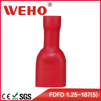 

FDFD1.25-187(5) 1000pcs/pack free shipping FDFD Power supply energy meter insulated female brass terminal