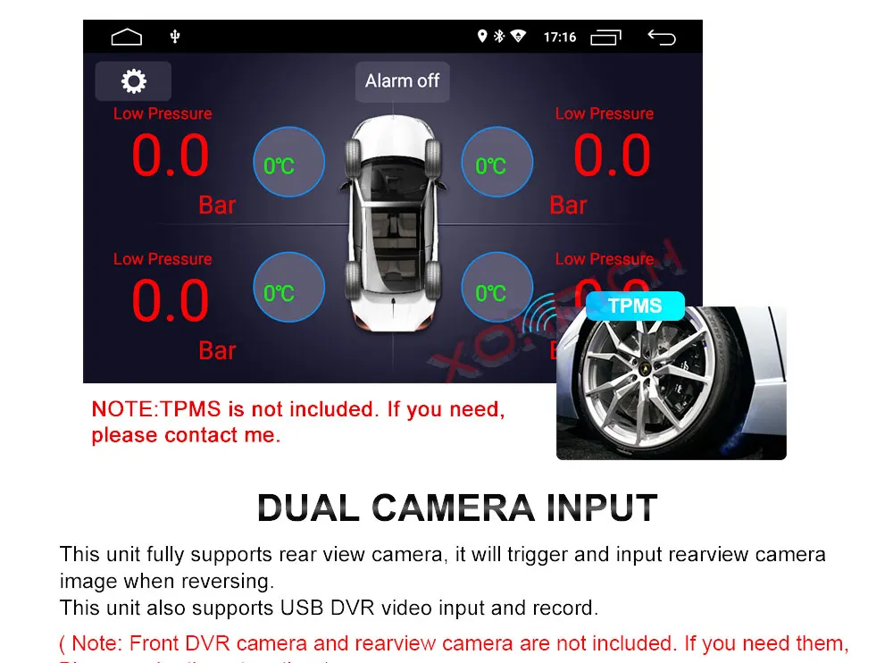 Best 7 inch Android 8.1 Universal Car Multimedia Radio Player Stereo Head unit Steering Wheel NO DVD Quad Core Wifi GPS Navigation 15