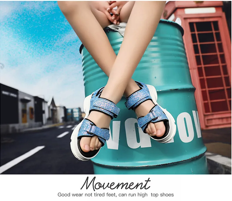 Women Sandals 2019 New Female Shoes Woman Summer Wedge Comfortable Sandals Ladies Slip-on Flat Sandals Women Sandalias (8)