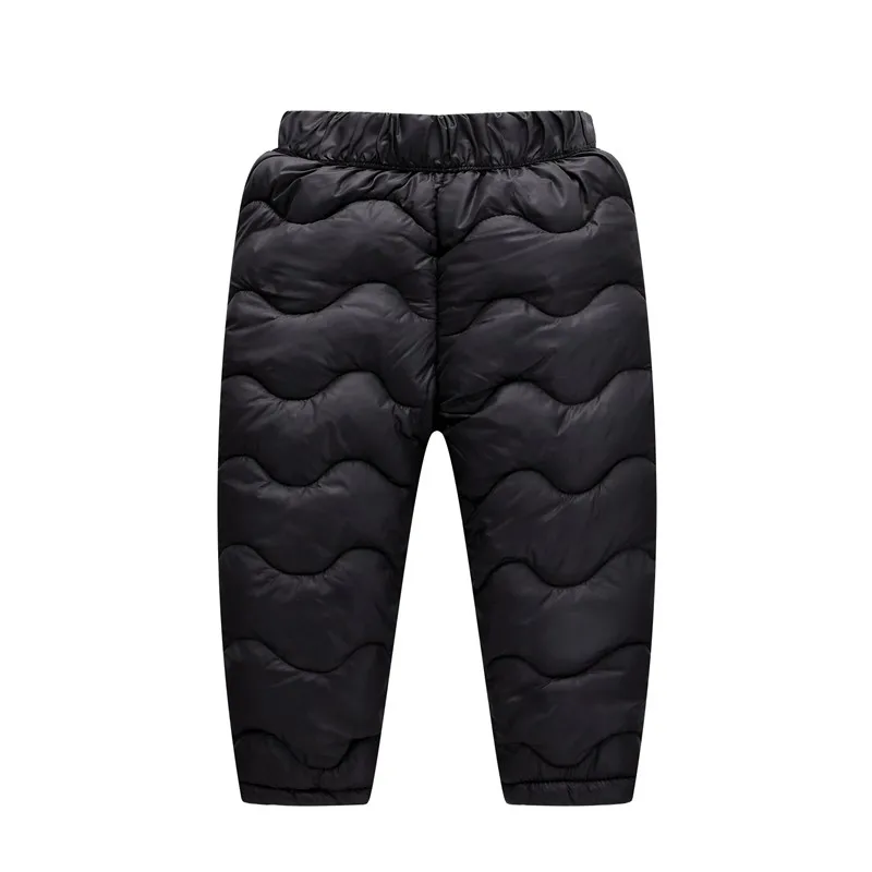 COOTELILI Girl Boy Winter Fleece Pants Cotton Padded Thick Warm Trousers Fashion Velvet Waterproof Ski Pants For Kids  (3)