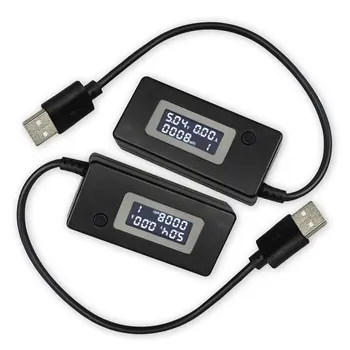 

Precision measurement Black Digital Micro USB LCD USB Mini Current and Voltage Detector Mobile Power USB Charger Tester Meter