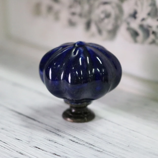 Best Offers 6PCS Kitchen Furniture pull Pumpkin shape Pastoralism ceramic Cupboard door handle Single Hole Dresser drawer knob 33*32MM Best Offers 6PCS Kitchen Furniture pull Pumpkin shape Pastoralism ceramic Cupboard door handle Single Hole Dresser drawer knob 33*32MM