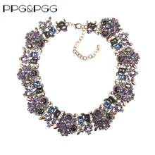 Роскошный Кристалл большой воротник большое Колье женское ожерелье, бохо этническое ожерелье женское индийское Стразы большое ожерелье для девушек