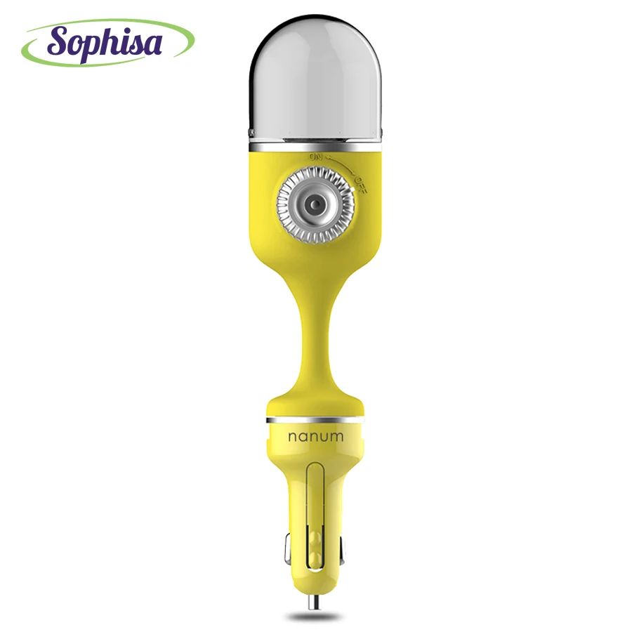 

Sophisa 70ml Car Air Humidifier USB Mini Car Aroma essential oil Diffuser Humidifier Aromatherapy Portable cool mist Purifier