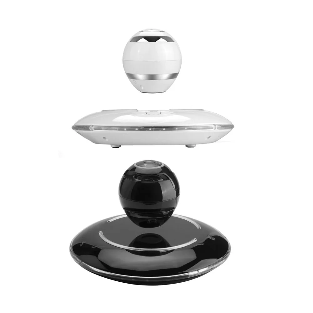 

NEW Wireless Bluetooth Magnetic Levitating Speaker 360 Degree Stereo Sound Floating Speaker W/ LED Light For Smartphone Gift