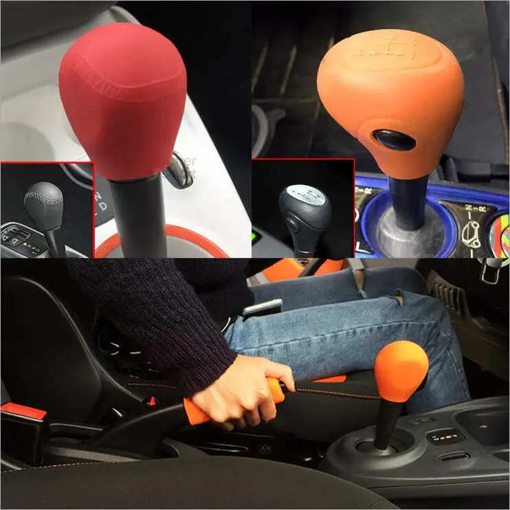 Для Benz Smart Fortwo Forfour- Кнопка Ручного Тормоза переключения передач силиконовая перчатка кожаный рукав коробка для автомобиля