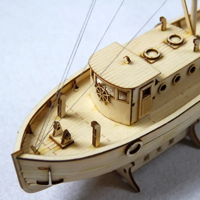 Ship Assembly Model DIY Kits Wooden Sailing Boat Ship Scale Decoration Toy Gift 
