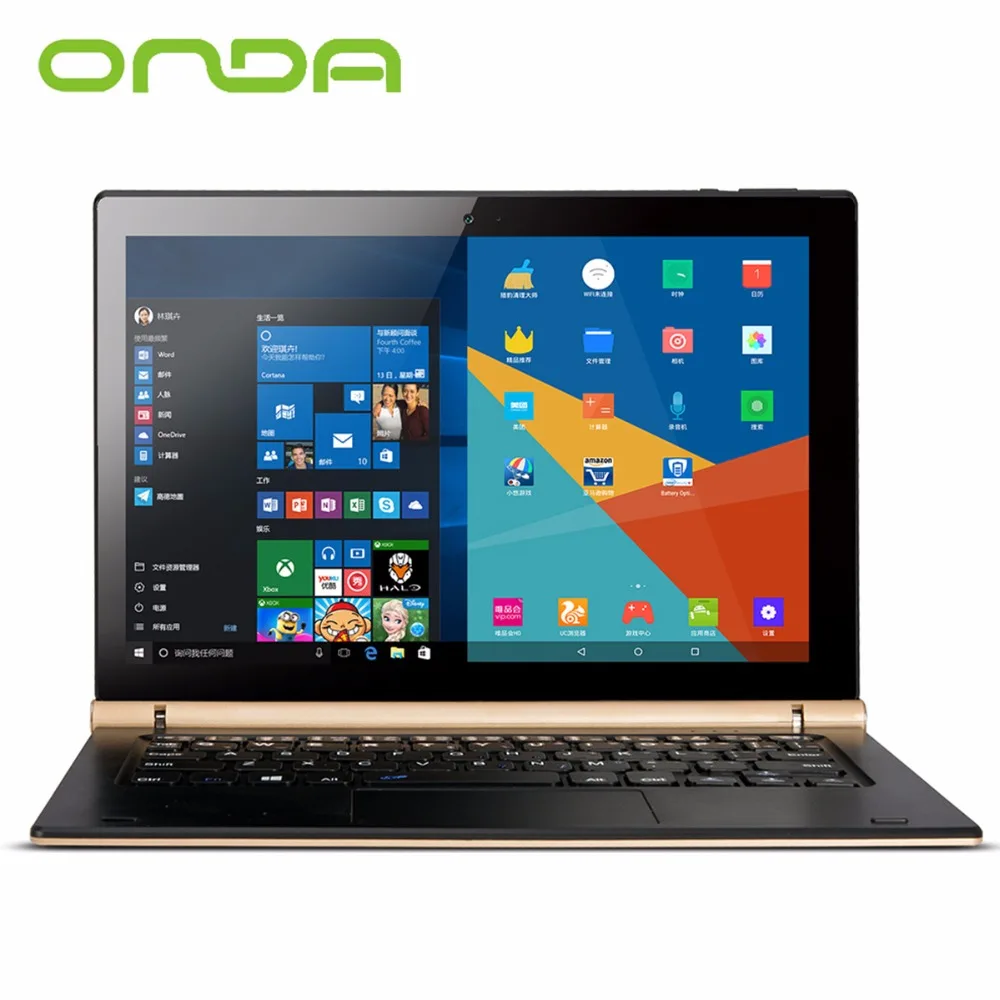 Lowest Price Onda OBook 20 Plus 10.1 inch Tablet PC Windows10 + Android 5.1 Intel Cherry Trail Z8300 Quad Core 1.44GHz 4GB 64GB WiFi IPS OTG Lowest Price Onda OBook 20 Plus 10.1 inch Tablet PC Windows10 + Android 5.1 Intel Cherry Trail Z8300 Quad Core 1.44GHz 4GB 64GB WiFi IPS OTG