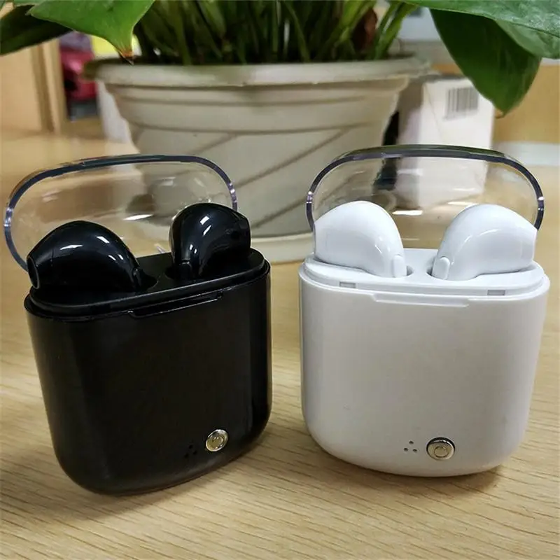 Mini I7S Wireless Bluetooth Stereo Sports Headphones Wireless Bluetooth Headset Sports In ear Earphones For IOS Android System