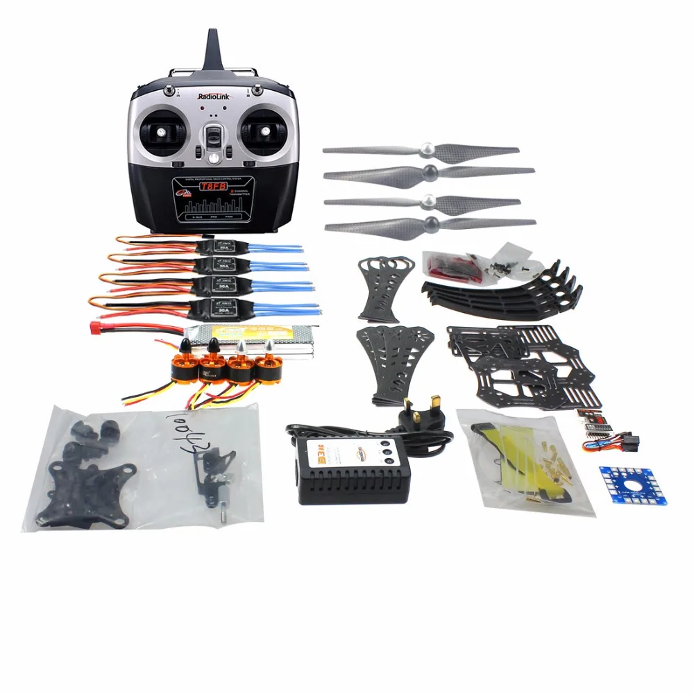 

F14892-I DIY RC Drone Quadrocopter RTF X4M360L Frame Kit QQ Super Radiolink 8CH Transmitter Gimbal