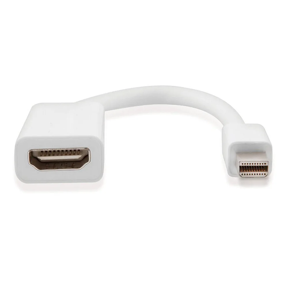 مصغرة DisplayPort إلى HDMI كابل محول الذكور إلى الإناث البسيطة موانئ دبي الصاعقة محول للماك بوك ماك ميني إيماك العارض