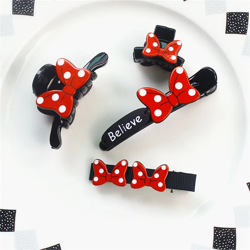 

2017 New Girls Bow Hair Claw Barrettes Hair Accessories Hair Clips Beauty Headbands Fashion Kids Child Cute Hair Sticks Headwear