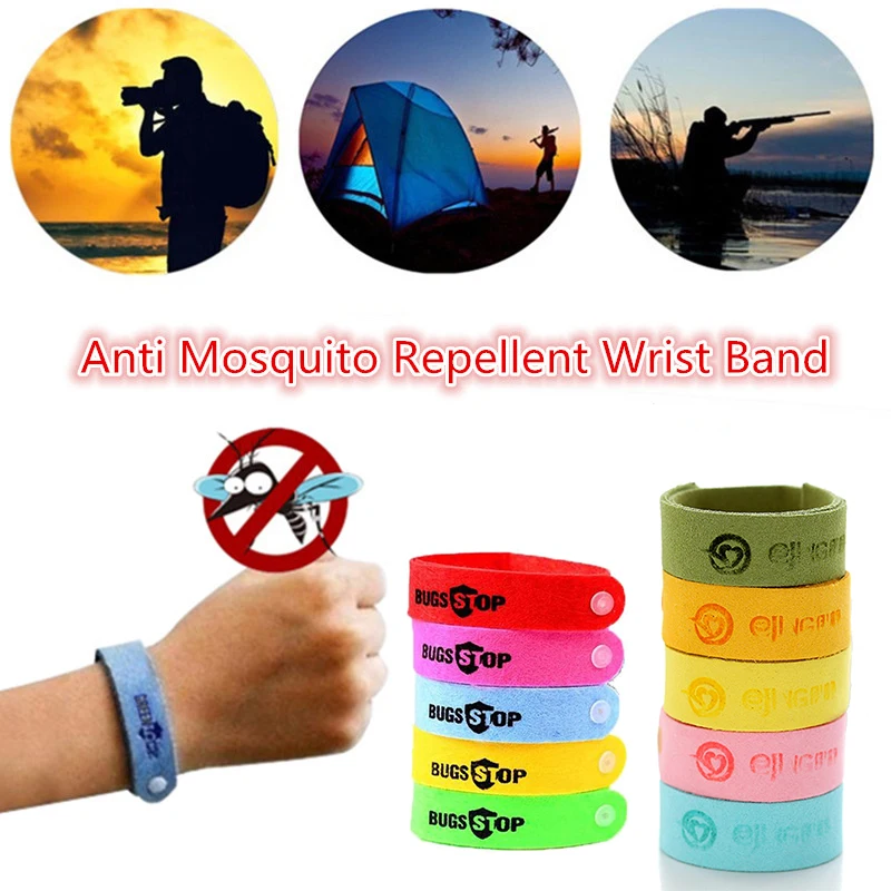

10Pcs Anti Mosquito Wristband Mosquito Bracelet Insect Bugs Repellent Repeller For Children Home Outdoor Pest Reject control