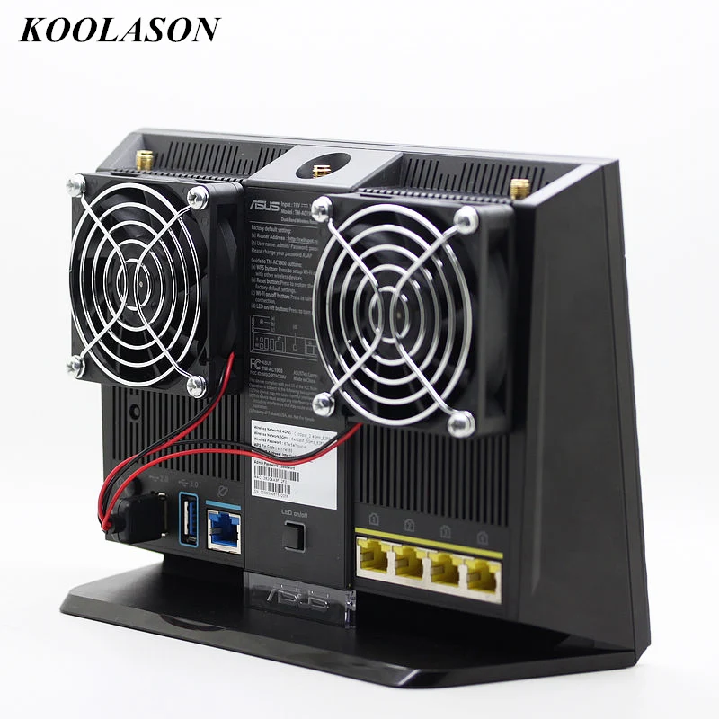 KOOLASON для ASUS RT AC68U EX6200 AC15 компьютерный беспроводной маршрутизатор охлаждающий