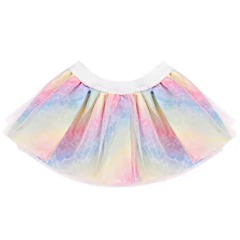

Summer Multicolor Baby Girl Tutu Skirt Fashion Newborn Princess Girl Tulle Clothes Kid Lace Skirt for Ballet Dance Age 0-12M