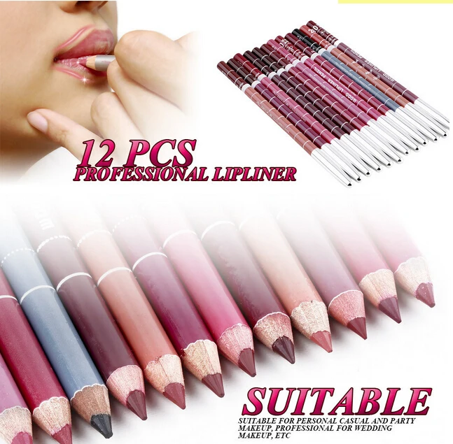 Buy Professional Lipliner pencil Waterproof wooden
