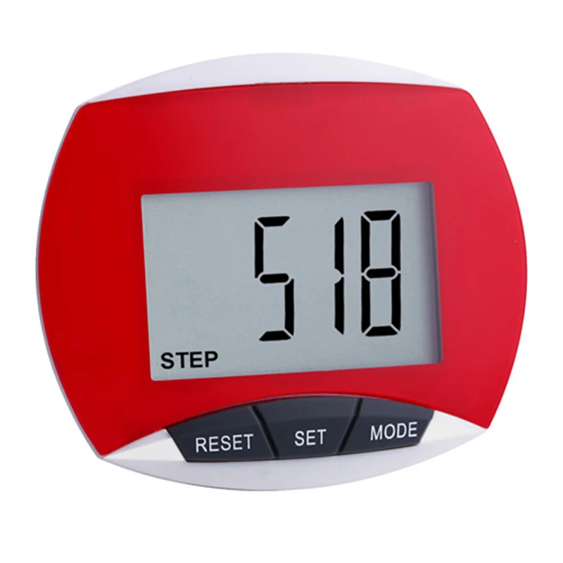 

Mini LCD Pedometer Walking Running Steps Count Distance Calculation Counter Waterproof Digital Pedometer with Clip