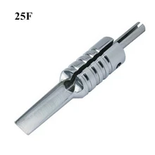 Одна 304 25F тату из нержавеющей стали плоская/Magnum труба 25F Татуировка ручка с задней стволовой поставкой
