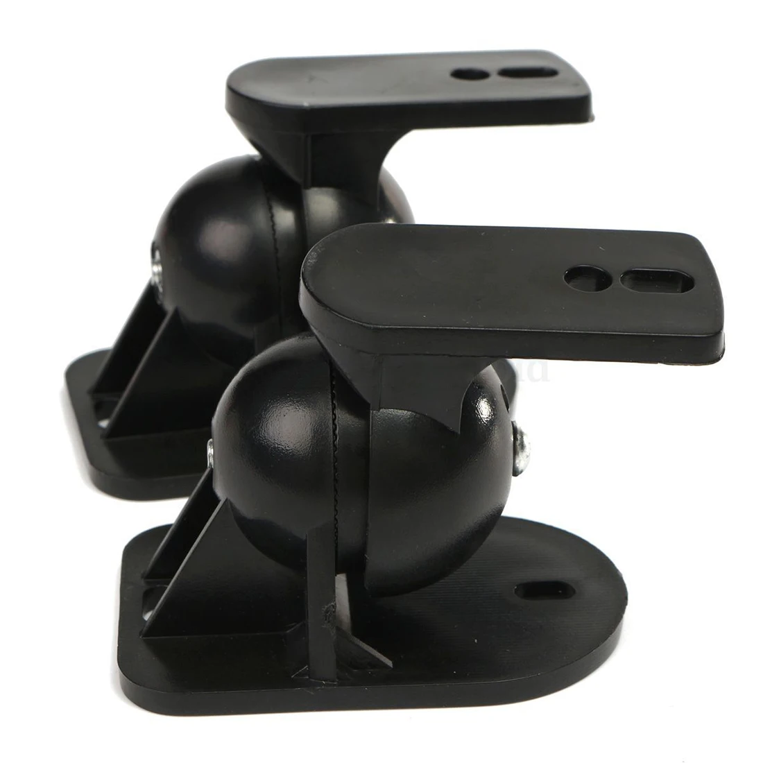 2pcs ABS plastic Black Universal Surround Sound Speaker Wall Mount Brackets