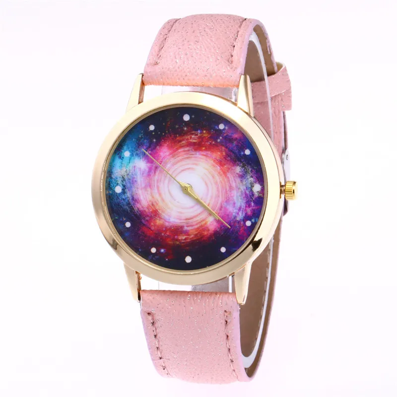 

LASPERAL Universe Design Dial Quartz Watch Fashion PU Leather Women's Watches Casual Sports Wrist Watch Clock Drop Shipping