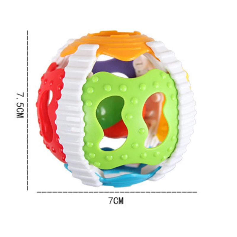 Safty Baby Toy Ball Toy Rattles Infant Toddlers Boys Girls Development Baby Toys Plastic Hand Bell Teather (Random Color) Safty Baby Toy Ball Toy Rattles Infant Toddlers Boys Girls Development Baby Toys Plastic Hand Bell Teather (Random Color)