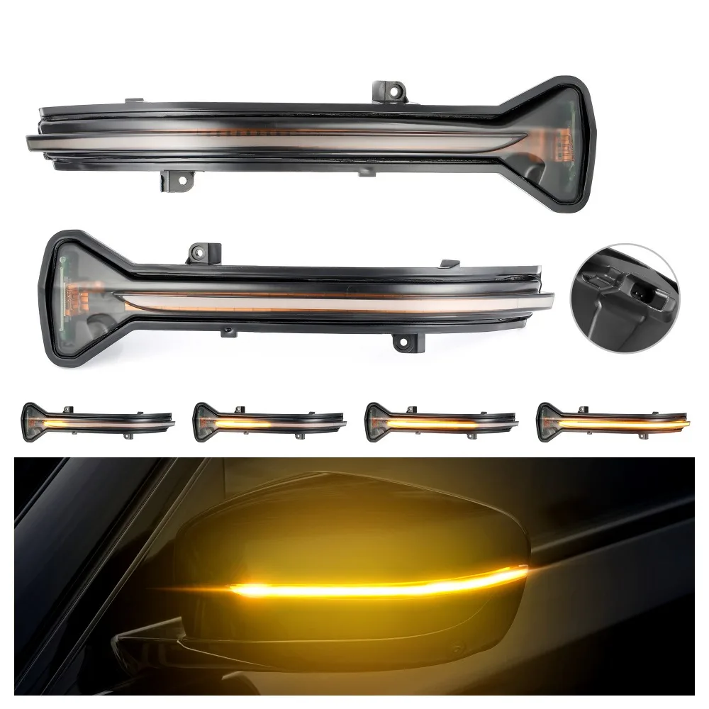 

2pcs Dynamic Blinker LED Turn Signal light For BMW G38 G12 G20 G30 G31 G32 G14 G15 G16 G11 G12 M5 F90 5 6 7 8 3 Series 2016-2019