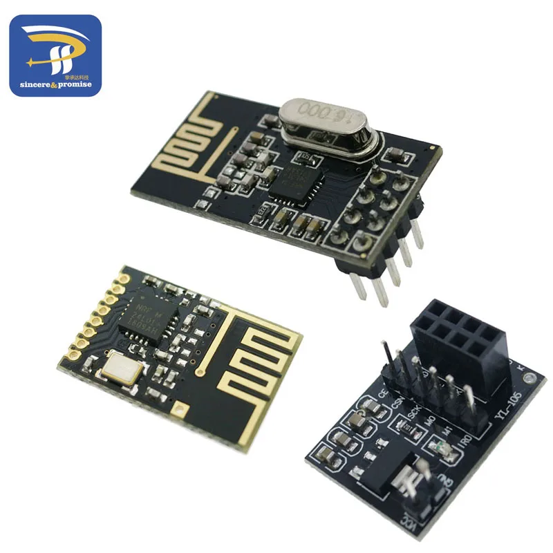 

NRF24L01+ wireless data transmission module 2.4G / the NRF24L01 upgrade version 2Mbit/s NRF24L01 Socket Adapter plate Board