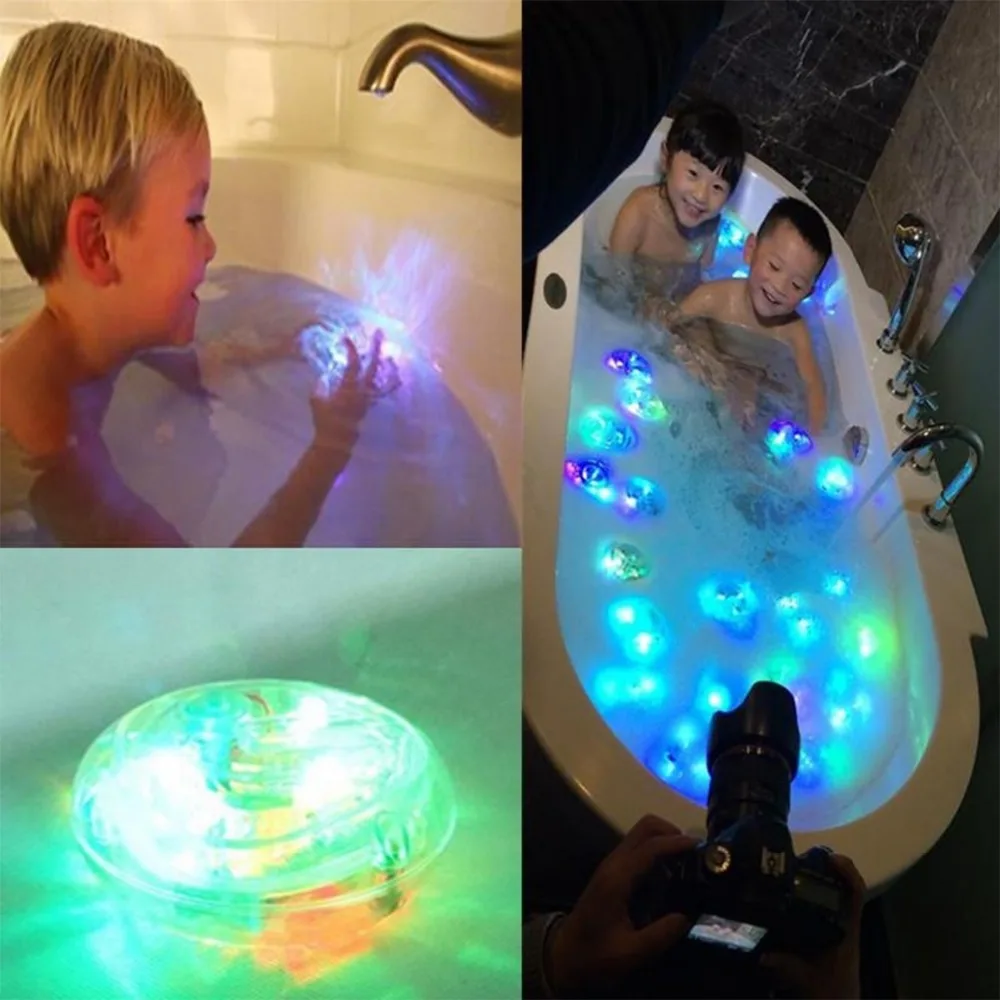 Colorful Bathroom LED Light Bathing Toys Kids Funny Bathing Toys