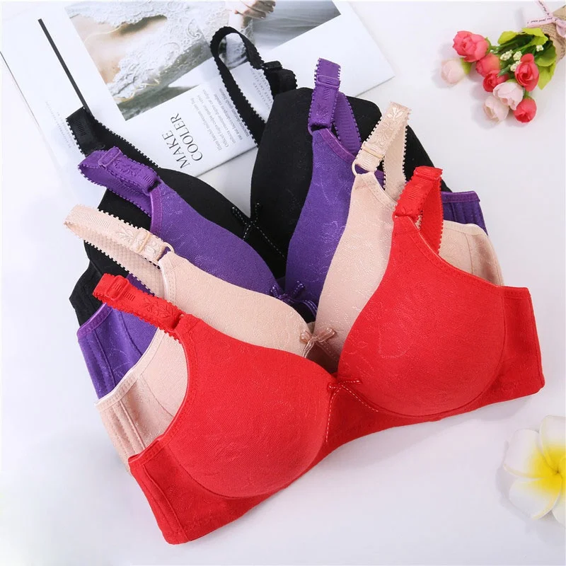 

Fashion Push Up Bra For Girls Women Brassiere Wire Free Womens Seamless Push Up Bra Underwear