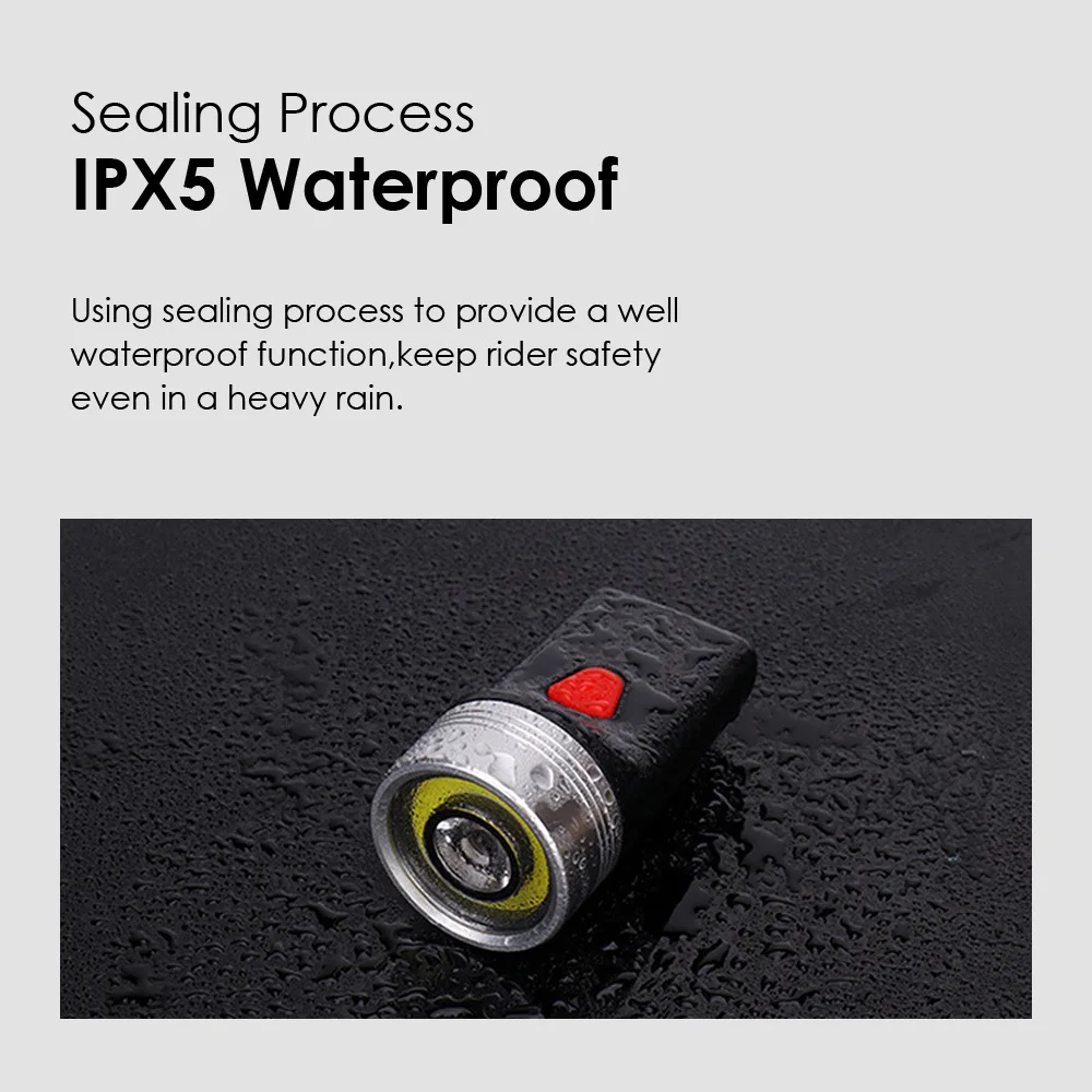 Cheap USB Rechargeable XPE2 COB Bike Front Light IPX5 Waterproof MICCGIN 1000mAH MTB Bicycle Front Lamp Cycling Headlight Light 1
