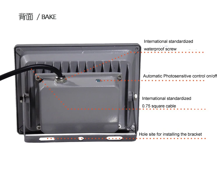 DC12V/AC12V/AC24V/AC220V IP67 1200LM 12 Вт массив белый свет светодиодный Светодиодный лампа заполняющего света Ночное видение для монитор системы безопасности CCTV